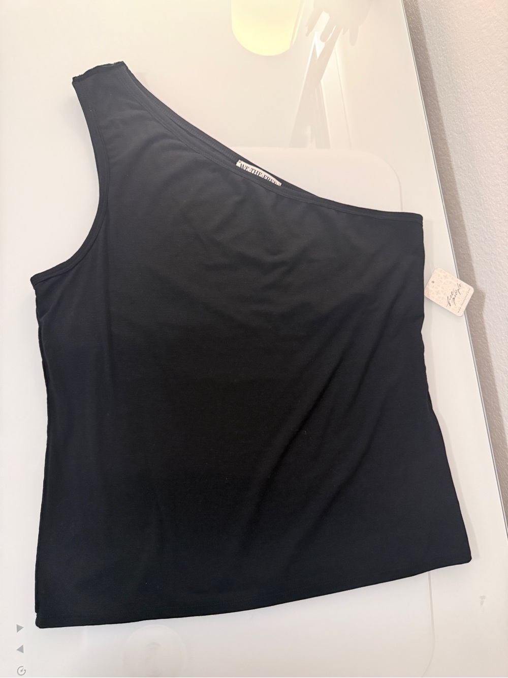 We the Free Free People One Shoulder Top Size XL NWT